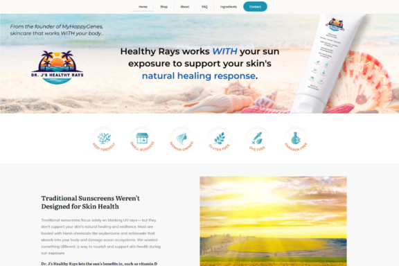 Dr. JS Healthy Rays Website